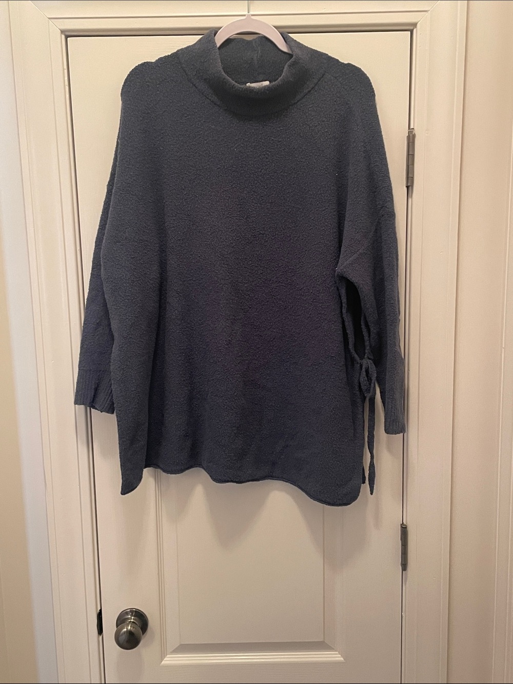 J. Jill Slate Blue Cozy Turtleneck Sweater